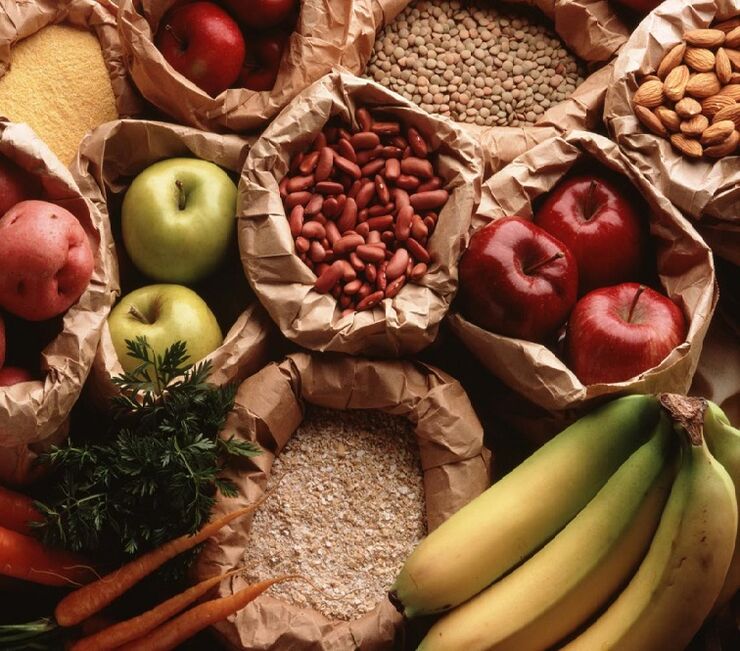 Alimentos útiles para la preparación dietética para limpiar el organismo de parásitos.